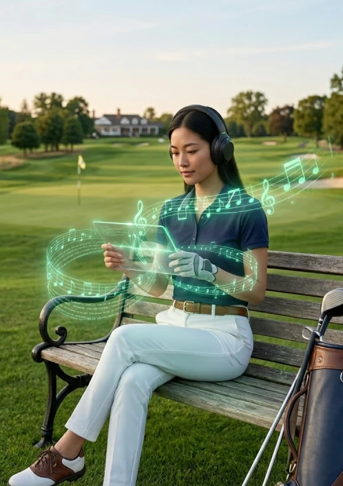 musica para el crecimiento personal mujer golf musica concentracion enfoque